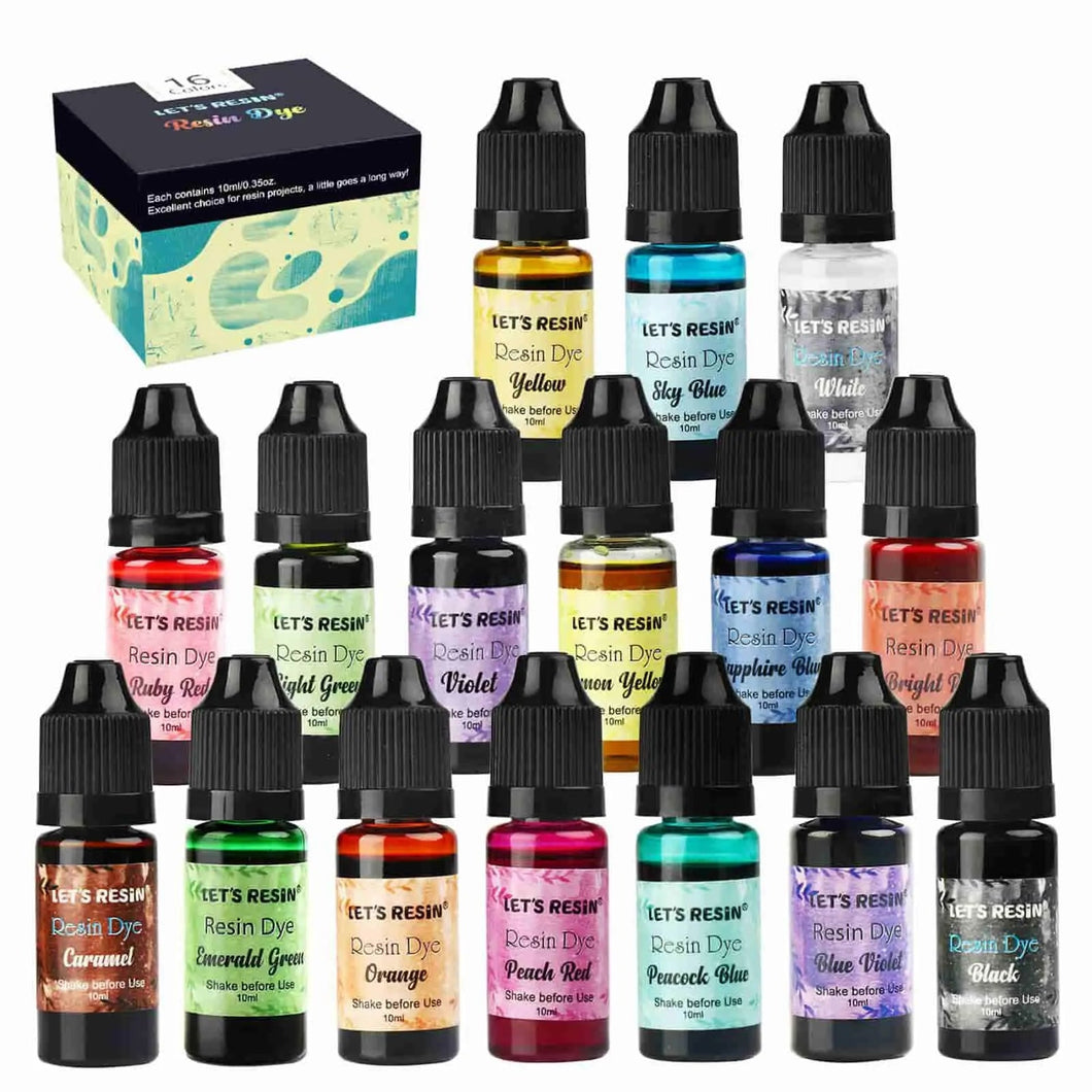 Liquid Resin Pigment Color Set