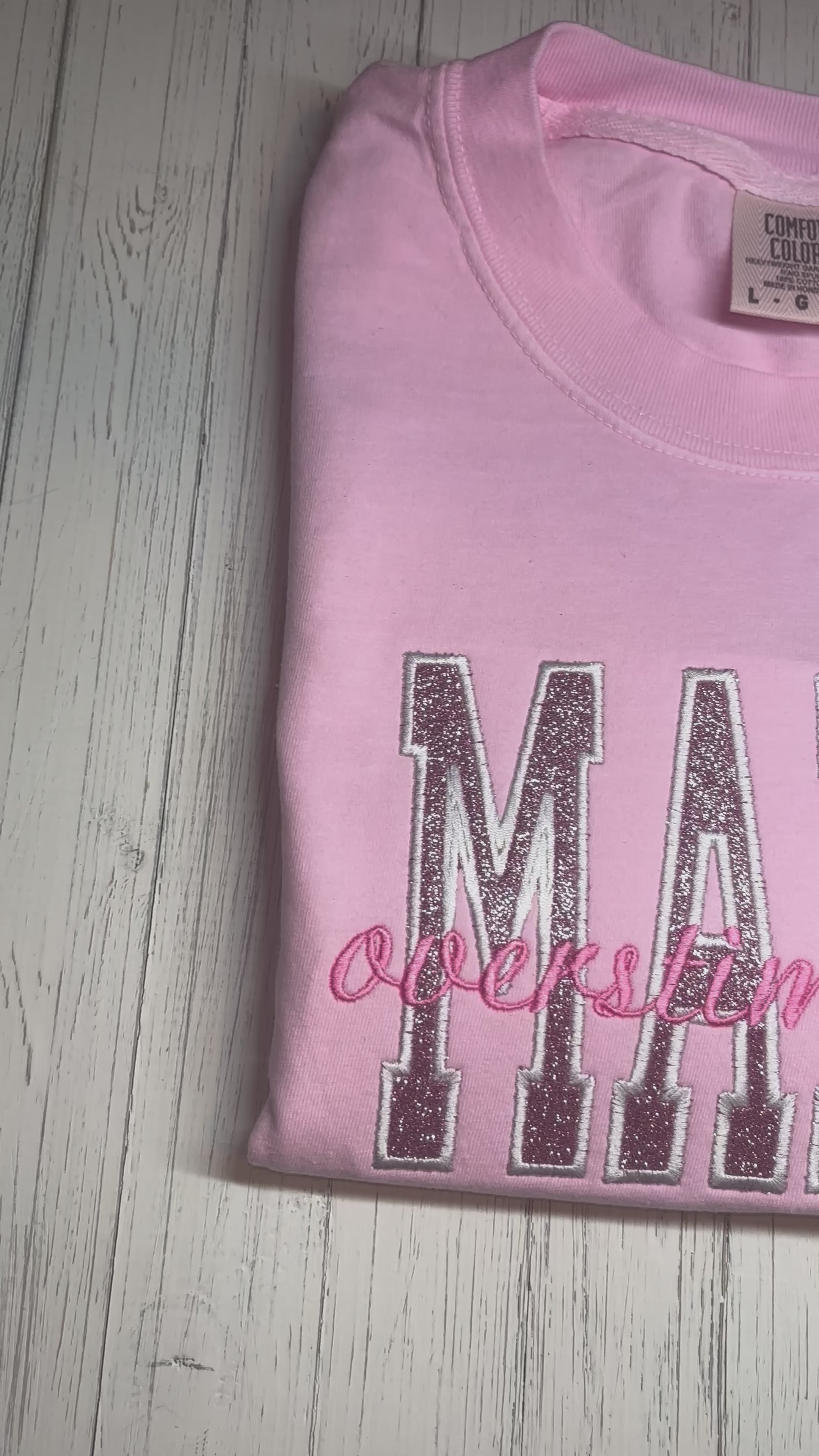 Overstimulated Mama! Embroidered T-Shirt