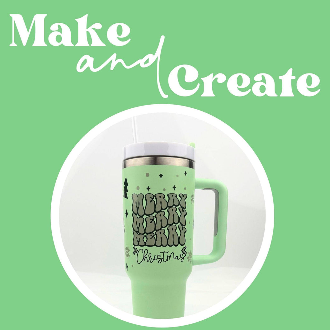 Project - Merry Christmas Tumbler
