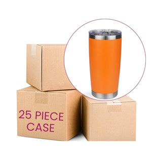 20 oz Travel Tumbler  - Orange
