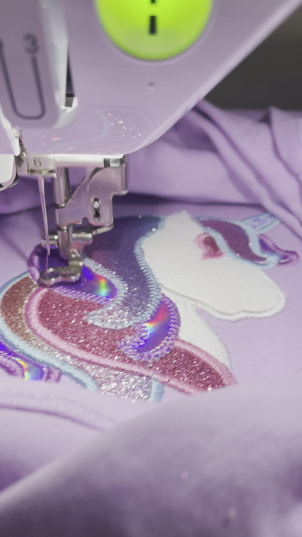 Unicorn Embroidered shirt! Puff sleeves