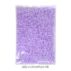 Wholesale Jelly AB Resin Non-Hot Fix Rhinestones