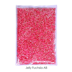 Wholesale Jelly AB Resin Non-Hot Fix Rhinestones