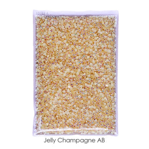 Wholesale Jelly AB Resin Non-Hot Fix Rhinestones