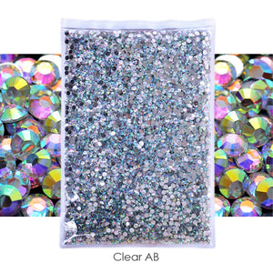 Wholesale Jelly AB Resin Non-Hot Fix Rhinestones