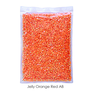 Wholesale Jelly AB Resin Non-Hot Fix Rhinestones