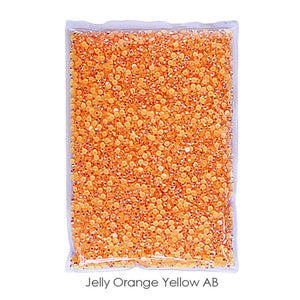 Wholesale Jelly AB Resin Non-Hot Fix Rhinestones