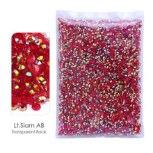 Load image into Gallery viewer, Bulk Package 2-6mm Mix Sizes Resin Non-Hot Fix Rhinestones