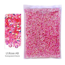 Load image into Gallery viewer, Bulk Package 2-6mm Mix Sizes Resin Non-Hot Fix Rhinestones