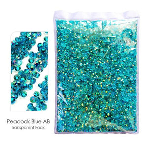 Bulk Package 2-6mm Mix Sizes Resin Non-Hot Fix Rhinestones