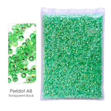 Load image into Gallery viewer, Bulk Package 2-6mm Mix Sizes Resin Non-Hot Fix Rhinestones