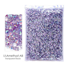 Load image into Gallery viewer, Bulk Package 2-6mm Mix Sizes Resin Non-Hot Fix Rhinestones