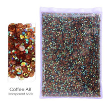 Load image into Gallery viewer, Bulk Package 2-6mm Mix Sizes Resin Non-Hot Fix Rhinestones