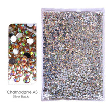 Load image into Gallery viewer, Bulk Package 2-6mm Mix Sizes Resin Non-Hot Fix Rhinestones