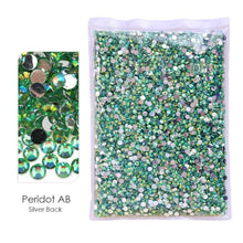 Load image into Gallery viewer, Bulk Package 2-6mm Mix Sizes Resin Non-Hot Fix Rhinestones